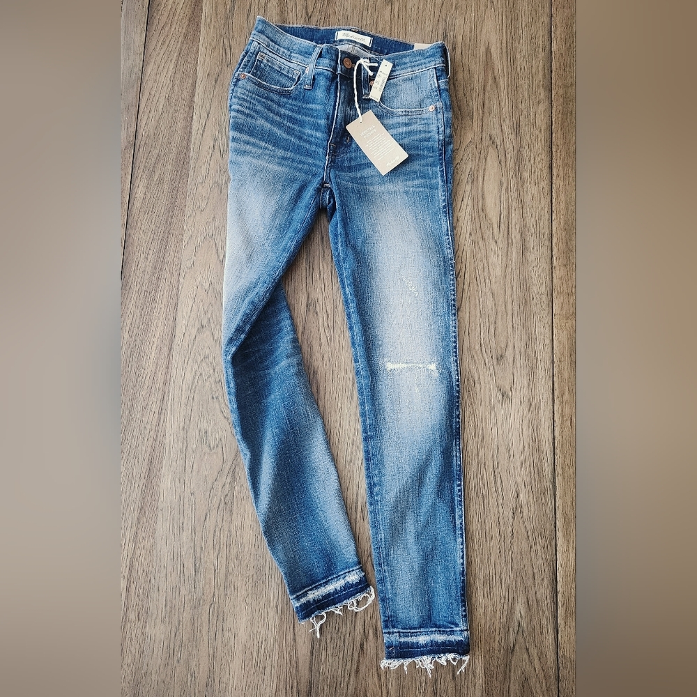 Madewell 9" High Rise Skinny Jeans Size 24